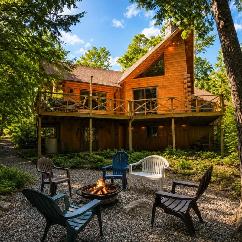 Hartford's Point Lodge Spacious Log Cabin *Perfect for families*